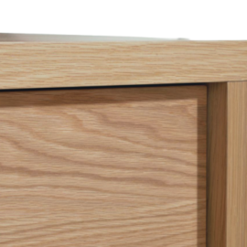 Linea Drawer Front in Natural Oak