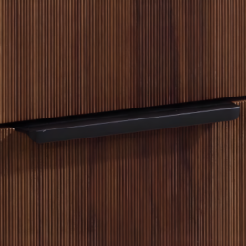 Drawer handles in Black Matte Metal
