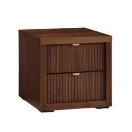 16570 18 ¼” x 19 x 19” Nightstand with Fluted drawer fronts