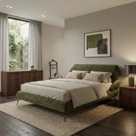 Origami with Milo - Upholstered Bed