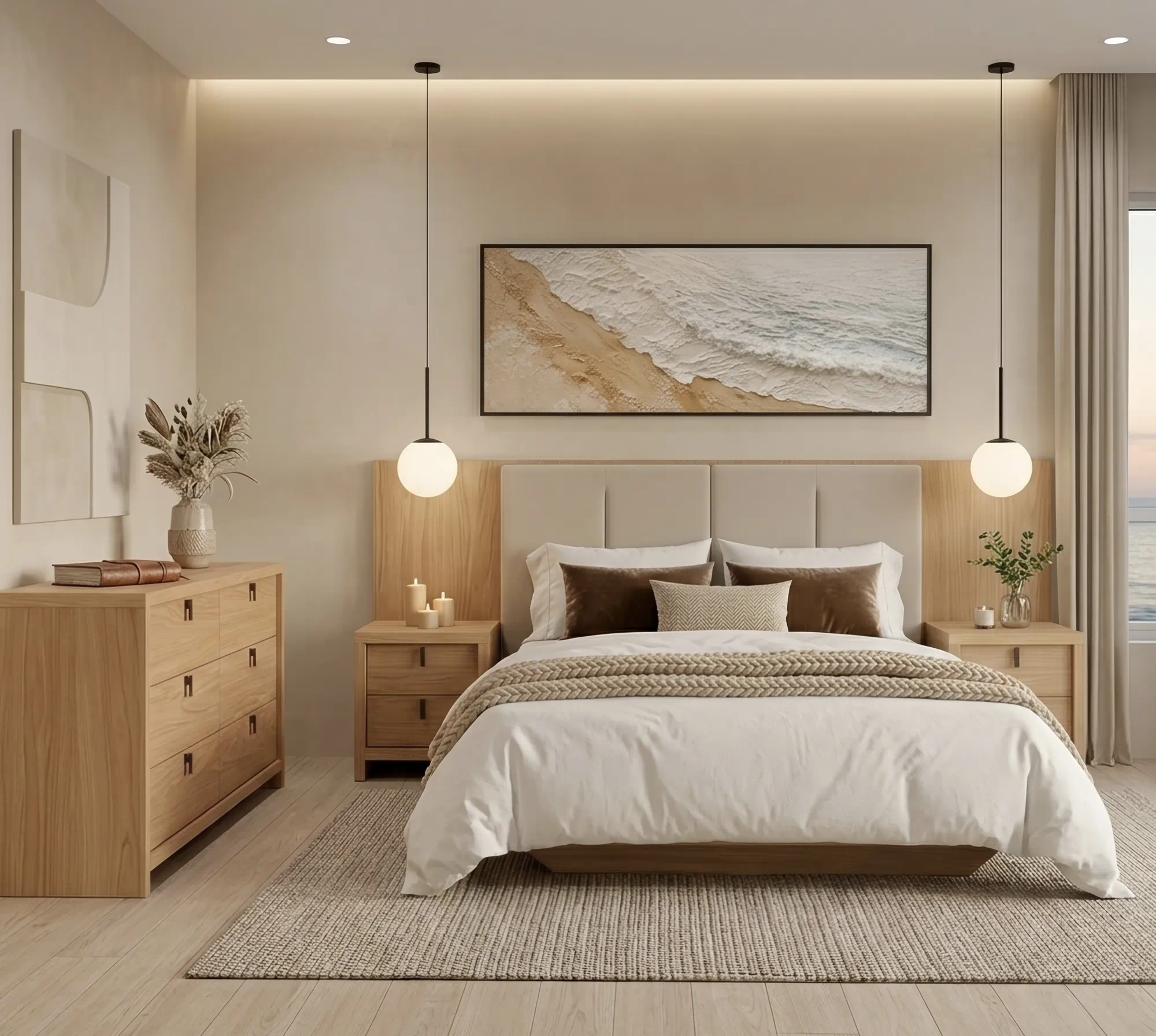 Linea With Panels N Nightstands