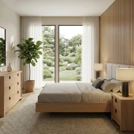 Linea With Panels And Nightstands