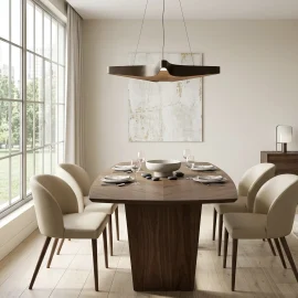 Meda Table - End View