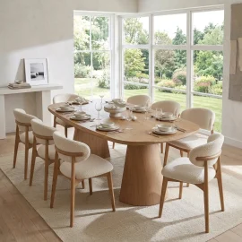 Nantes Table - With Orlay Chairs X 8