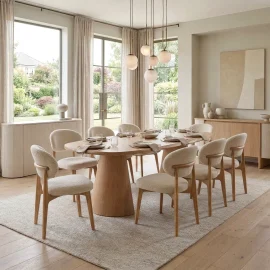 Nantes Table - With Orlay Chairs X 8