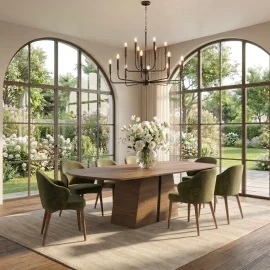 Pisa Table - Seating 8 Green