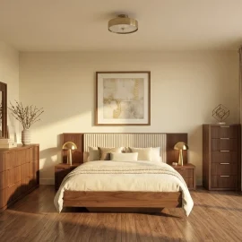 Rigatto With Panels N Nightstands