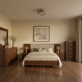 Rigatto With Panels N Nightstands
